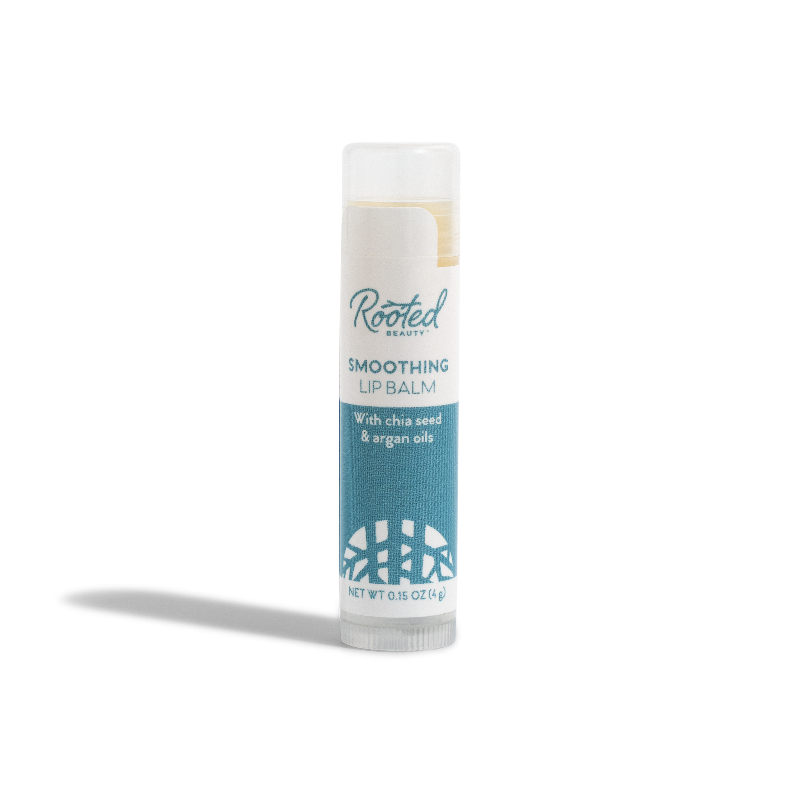 Rooted Beauty Smoothing Lip Balm - 100% Organic - Mint Flavor