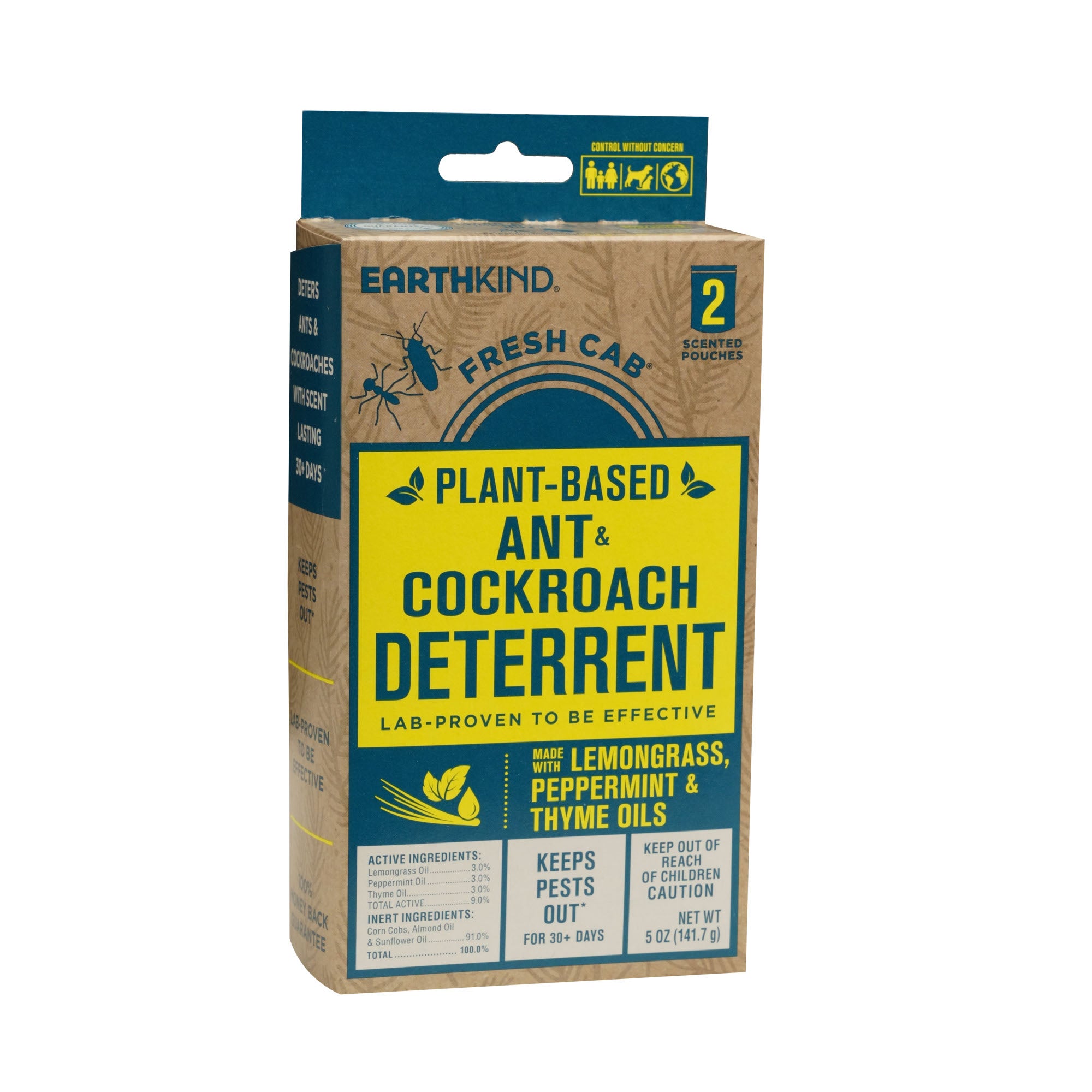 Earthkind Fresh Cab® Ant & Cockroach Deterrent - 2 pack | Grove
