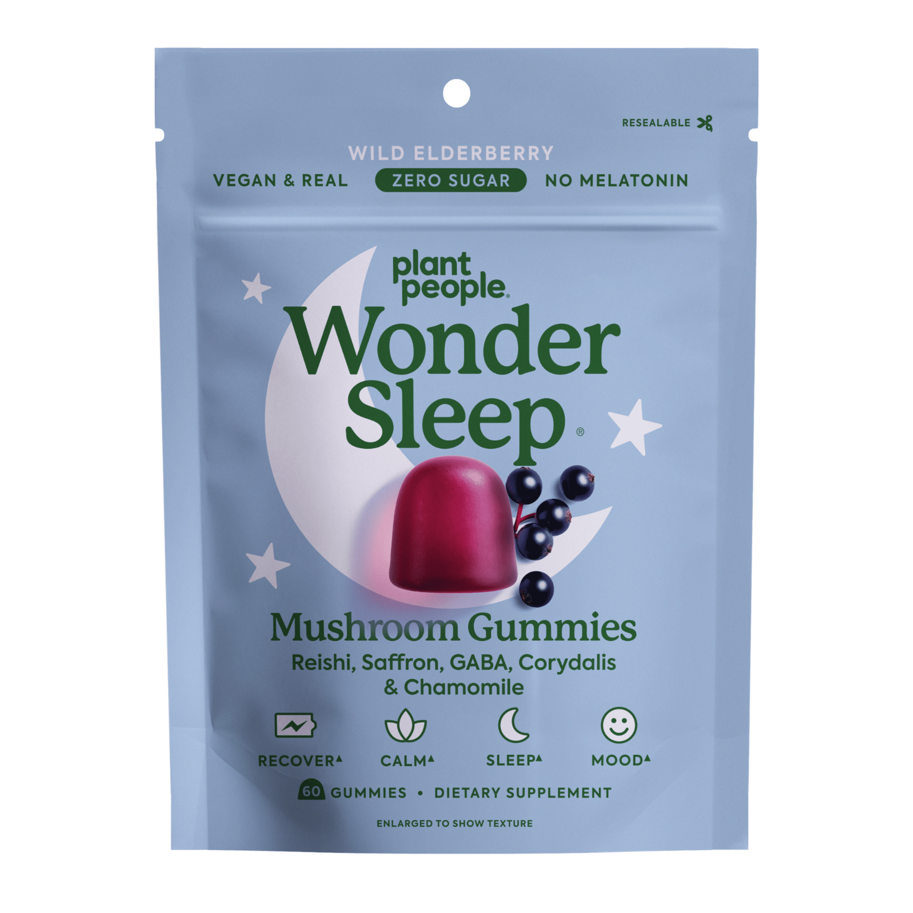 Plant People WonderSleep - Mushroom Gummies | Grove Collaborative