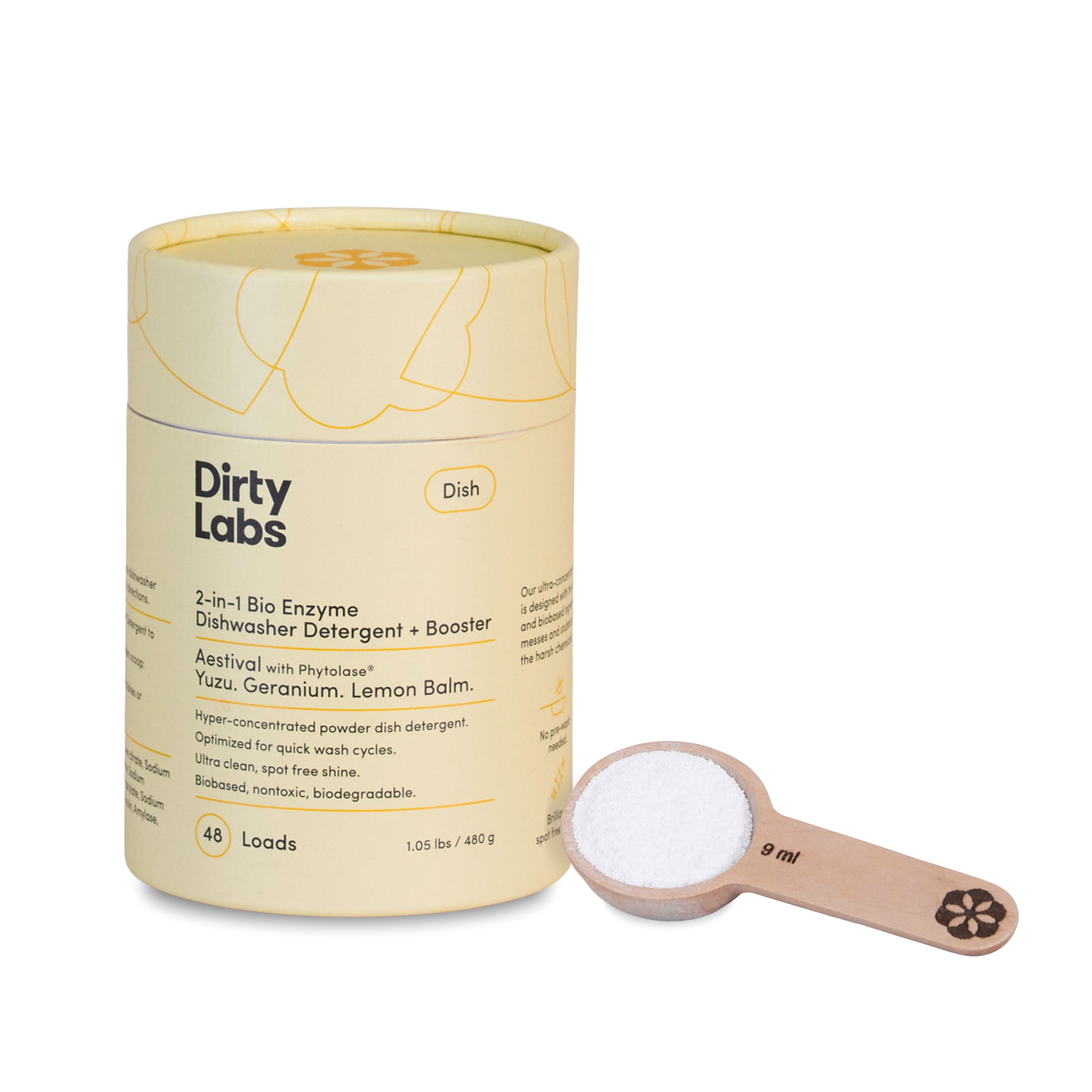 Dirty Labs 2-in-1 Bio Enzyme Dishwasher Detergent + Booster - Free 