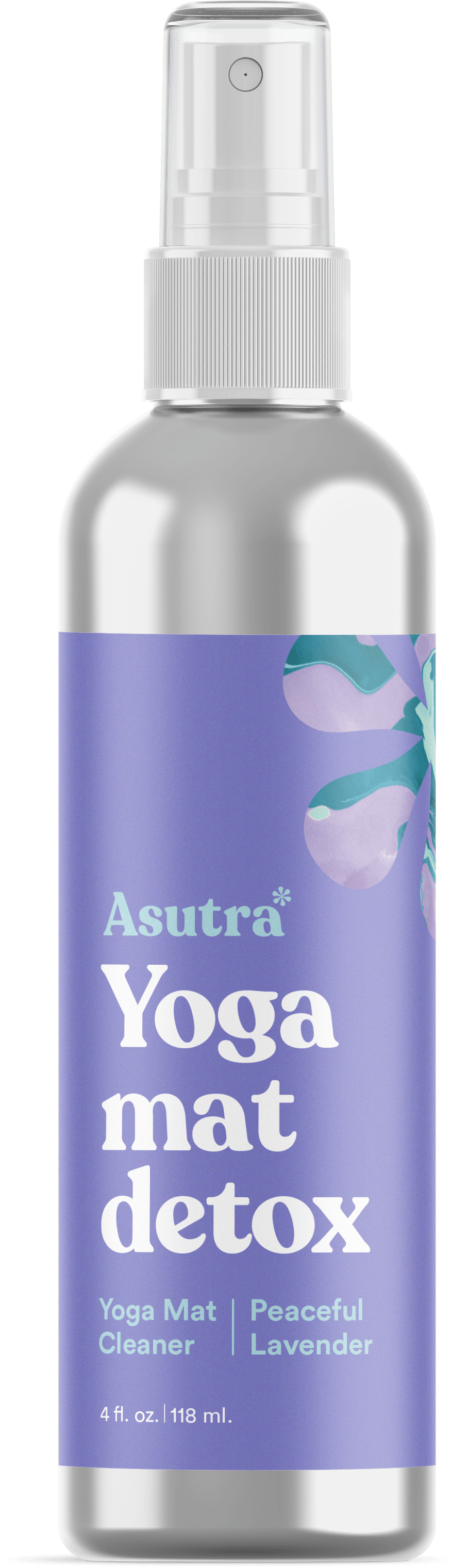 Asutra Peaceful Lavender Yoga Mat Cleaner | Grove Collaborative