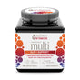 A square black bottle of Youtheory GLP-1 Support Probiotic Capsules, with colorful circles, highlights 90 vegetarian capsules and benefits like high absorption, digestive health, and gentle on the stomach.