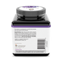 Back label of a square Youtheory Resveratrol Advanced Tablets bottle featuring usage warnings, a barcode, and manufacturer information for healthy aging.