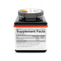 A black Youtheory Hair Collagen + Keratin Tablets bottle with a white “Supplement Facts” label lists biotin, hydrolyzed collagen, and Cynatine® HNS for hair strength. The gray cap has a colorful logo. Suggested use: six mini tablets daily.