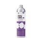 A silver bottle of Dirty Labs Bio Laundry Detergent with Phytolase® in the Jasmine, Matcha, Vetiver scent, featuring a white and purple label adorned with cloud and shirt graphics. The label lists fragrance notes and eco-friendly details, emphasizing this enzyme-based laundry detergent’s gentle yet effective natural cleaning power.
