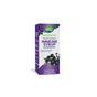 A purple and white box of Nature’s Way Sambucus Traditional Immune Syrup, 4 fl oz (120 ml), with images of elderberries and green leaves on the front.