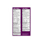 The Umcka® Cold Care Day+Night Soothing Hot Drink label from Natures Way shows drug facts, directions, warnings, inactive ingredients like Pelargonium sidoides, manufacturer info, and has separate day and night congestion relief sections.