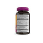A bottle of Natures Way Alive! Hair, Skin & Nail Gummy 60ct with a purple cap displays the Supplement Facts and dosage on the back, highlighting hydrolyzed collagen for hair, skin, and nail support.