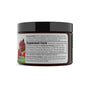 A dark brown jar with a black lid from Natures Way displays a label for Beet Root Powder, listing supplement facts, usage instructions, and safety warnings. The label features raspberries and a scoop of powder on the left side.