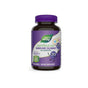 A bottle of Nature’s Way Sambucus Kids Gummy - For Immune Support, with a purple cap and elderberry-themed label. Contains black elderberry extract, zinc, vitamin C, and has 60 gummies per bottle.