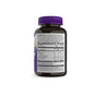 A bottle of Natures Way Sambucus Kids Gummy for Immune Support with a purple cap shows Supplement Facts and serving info on the back, highlighting black elderberry extract plus nutrition details and ingredients.