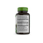 A bottle of Natures Way Black Elderberry - For Traditional Immune Support shows Supplement Facts, including serving size, immune support ingredients, dosage details, usage directions, and storage instructions on its label.