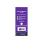 A purple box displays Natures Way Sambucus Kids Cough + Immune Elderberry Syrup, emphasizing safety, effectiveness, and natural ingredients. Dark berries adorn the lower edge with a barcode at the bottom.