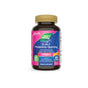 A bottle of Nature’s Way 3-in-1 Probiotic Gummy, orange flavor, with 60 gummies. Designed for women’s probiotic and vaginal health, it supports digestion and immunity with plant-based pectin.