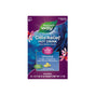 Box of Natures Way Umcka® Cold Relief Hot Drink for ages 6+, lemon-flavored. Made with Pelargonium sidoides for non-drowsy, plant-powered relief from cough, congestion, sore throat & stuffy nose. Purple and teal floral design.