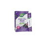 A box of Nature’s Way Sambucus Cold+Flu Relief Hot Drink 10pkt is shown with one packet. The purple and green box features a lemon flavor, includes Pelargonium sidoides, is for ages 6+, and contains 10 packets.