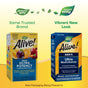 Two boxes of Nature’s Way Alive!® Ultra Multivitamin are shown—old packaging on the left, new look on the right. The updated design highlights trusted quality and support for heart and muscle function.