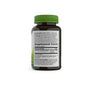 A brown bottle with a green cap shows the Supplement Facts label for Natures Way Vitamin D3 Max softgels, which support calcium absorption and immune function. The white label lists ingredients and dosage instructions.