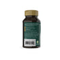 A dark brown Natures Way Lactose Defense Digestive Enzymes bottle with a gold cap is shown. The label features green and white design elements, and states it supports lactose digestion and helps prevent gas and bloating.