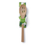 The 'Give It a Rest' Bamboo Slotted Spoon by Bambu features a long handle and FSC-certified bamboo, displayed on green and white leaf-patterned packaging with the Bambu brand name.