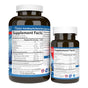 Two bottles of Carlson Labs The Very Finest Fish Oil Softgel show white labels with Supplement Facts like serving size, calories, and high omega-3s from EPA and DHA; the larger bottle is on the left, the smaller on the right.