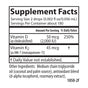 Super Daily D3 K2 by Carlson Labs: Supplement Facts—Serving size: 2 drops; Vitamin D3: 50 mcg (250% DV), Vitamin K2: 45 mcg (DV not established); supports bone health. Other ingredients included.