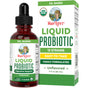 MaryRuth’s Organic Liquid Probiotic Drops, unflavored and oil-based (2 fl oz), come in a bottle and box. Packaging highlights 13 strains for digestive health, easy-to-take formula, gut support, and USDA organic certification.