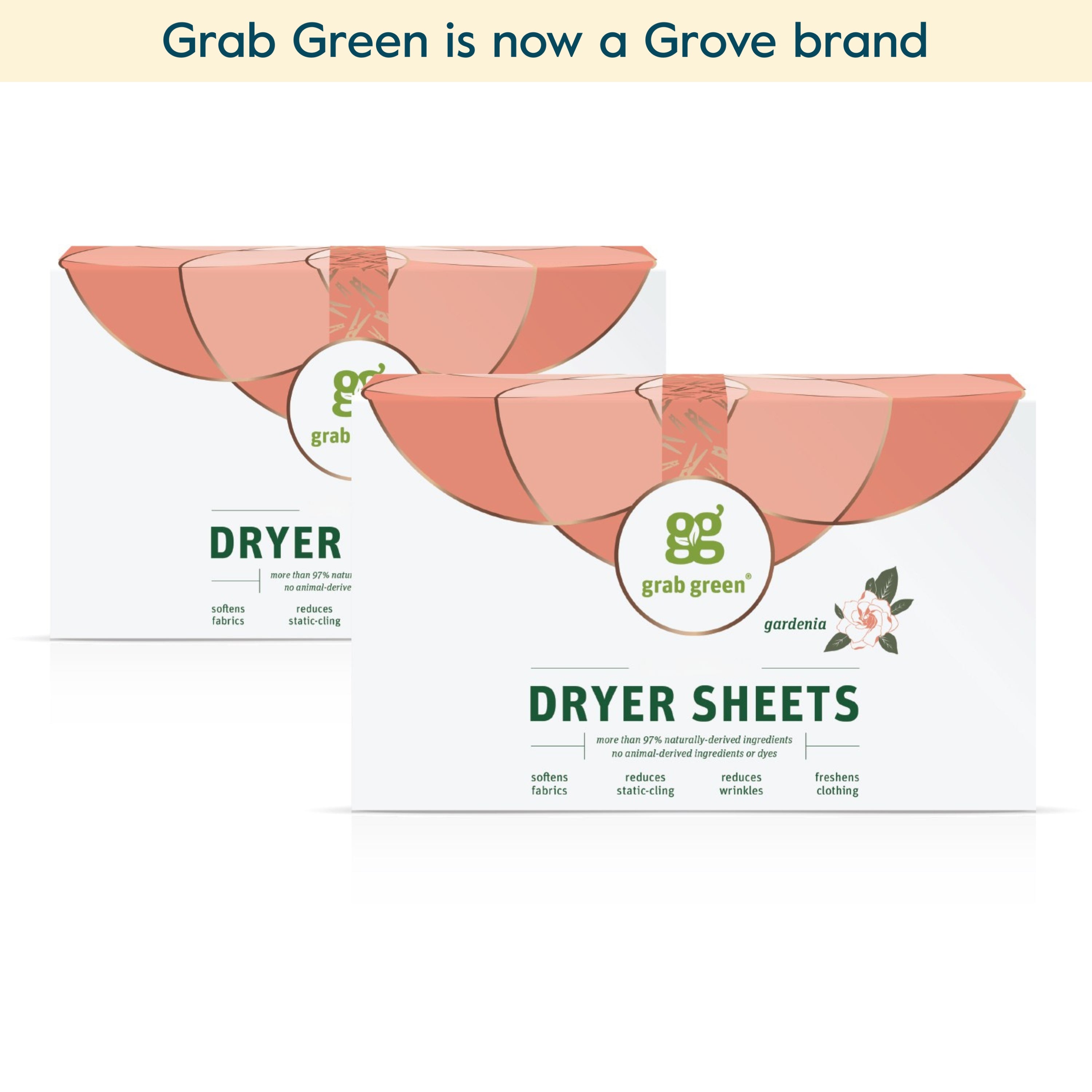grab green Classic Dryer Sheets - 2 Pack - Gardenia,New Products : American Fashion Style Bags On Sale