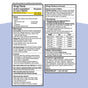 GENEXA Kids Pain and Fever Chewable 80 mg drug facts label lists uses, warnings, dosing by age, overdose info, inactive ingredients, and a contact number. Label uses yellow, white, black text. Pain relief for children.