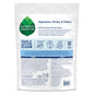 A white pouch of Multi-Chamber Dishwasher Detergent Packs by Seventh Generation displays green and blue text highlighting Triple Action Clean and its bio-enzyme power. Its bio-based, fragrance-free, and includes detailed product descriptions.