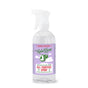 Rebel Green All Purpose Spray is a natural cleaner with essential oils in a lavender grapefruit scent. It comes in a clear spray bottle with a purple label featuring green and red text and an illustration of Earth with two leaves.