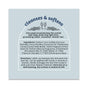 Sunniemade Smoothing Shampoo Bar - Chia Glow label features a floral illustration and the tagline: cleanses & softens. The packaging highlights the frizz-reducing benefits of chia seed oil, includes a full ingredient list and usage directions, and showcases its plastic-free design against a light blue background.