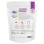 Back of a white San Francisco Salt Co Epsom Salts - Everyday Sleep Formula bag with lavender and a salt bowl shown. Text details sleep benefits, how to use as a soak, ingredients like lavender essential oil, and contact info.