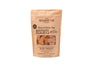 A 5 oz (142 g) brown paper bag of Portland Pet Food Companys Grain & Gluten-Free Dog Biscuits, made with human-grade ingredients like apple and mint using Bobs Red Mill Flour, features a clear window displaying bone-shaped treats crafted from Pacific Northwest elements.
