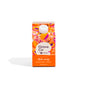 A carton of Grove Co. Dish Soap Refill - Summer Collection in wildflowers & apricot scent, with a vibrant floral design and orange details, is shown on a white background with a shadow for eco-friendly cleaning.