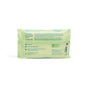 A light green package of Grove Co. Bamboo Compostable Kitchen Wipes, labeled as tree-free, certified compostable, and made from bamboo, with sustainability information and certifications printed on the back.