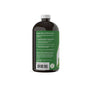 A dark bottle of Nature’s Way Chlorofresh® Liquid Chlorophyll with a green label facing backward displays details on this health supplement for skin and body detox, including benefits, usage directions, and dietary information.