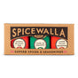 The Spicewalla Mediterranean 3 Pack Collection comes in a brown box labeled SUPERB SPICES & SEASONINGS and contains three tins: Balsamic Rub, Herbs de Provence, and Amore Italian Seasoning.