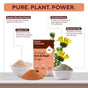Marie Originals Itch Relief Soap is showcased with bowls of orange and gray powders and yellow flowers. Text highlights skincare benefits for sensitive skin and key ingredients, all set against a white background.
