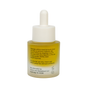 A small bottle of Dewdrop Cleansing Oil from Hearth and Homestead, featuring a dropper cap and partially filled with yellow nourishing oils. The label displays usage instructions and manufacturer details, making it ideal for use as a makeup remover or cleansing oil.