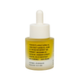 Dewdrop Cleansing Oil by Hearth and Homestead comes in a small bottle with a dropper lid, filled with yellow oil. The label highlights nourishing ingredients such as apricot kernel, almond, jojoba, macadamia, castor, and essential oils—making it an ideal gentle makeup remover. An allergen statement notes the presence of nut oils.