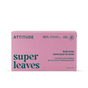 A 113g (4 oz) pink box of ATTITUDE super leaves Body Soap, vegan and plastic-free, made with 99% naturally derived ingredients and scented with coconut and wild berries.