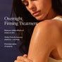 A woman applies OSEA Dream Bio-Retinol Body Serum to her shoulder, an overnight formula that reduces visible stress, visibly firms skin, improves elasticity and wrinkles, and promotes a sense of serenity.