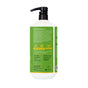 Alaffia’s EveryDay Coconut Body Lotion comes in a white bottle with a black pump dispenser and a green label showcasing product benefits like being paraben-free, cruelty-free, and eco-friendly. Enriched with virgin coconut oil for moisturizing care, both the brand name and a partial ingredients list are visible on the packaging.