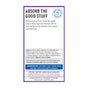 A label titled "Fermented Coenzyme B Complex, Energy & Nervous System Support" by New Chapter highlights benefits of a Vitamin B complex with probiotics, whole foods, and organic B vitamins. Features usage directions, caution, guarantee, recycling info; blue/white/purple design.