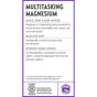 New Chapter’s Magnesium + Ashwagandha supports muscles, bones, heart, and relaxation with Ayurvedic benefits. The label features certification logos and a note of gratitude from Vermont.