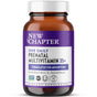A brown bottle of New Chapter 35+ One Daily Prenatal Multivitamin, with a purple and white label, offers cognitive-supporting Methylfolate, non-constipating Iron, non-GMO ingredients, NSF certification, and contains 90 tablets.