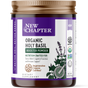 New Chapters Organic Holy Basil Booster Powder jar provides stress relief, cognitive support, and more as a USDA Organic, Non-GMO superfood. The jar contains 3.2 ounces.