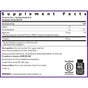 The Supplement Facts label for New Chapter Magnesium + L-Theanine Powder lists serving size, calories, carbs, 375 mg magnesium, 200 mg L-Theanine, ingredients, certifications, and manufacturer details—ideal for focus and clarity.