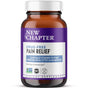 A bottle of New Chapter Drug-Free Pain Relief Capsules - for Aches, Soreness & Discomfort contains 60 tablets and is clinically studied to relieve neck pain fast, with turmeric formula.